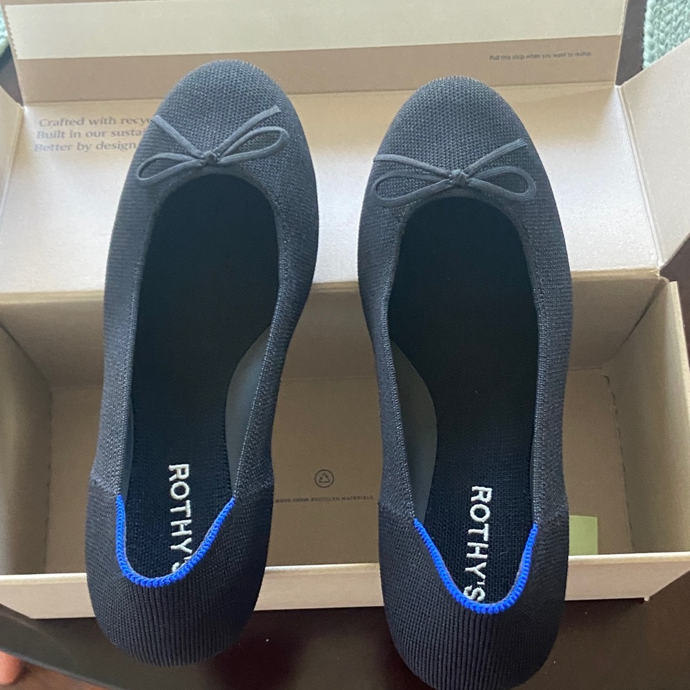 Rothy's Women's Black Ballet Flats